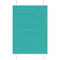 Vidaxl plissé rolgordijn 85x150 cm stofbreedte 84,4 cm petrol groen