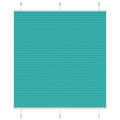 Vidaxl plissé rolgordijn 120x150cm stofbreedte 119,4cm petrol groen