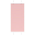 Vidaxl plissé rolgordijn 55x100 cm stofbreedte 54,4 cm polyester roze