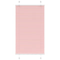 Vidaxl plissé rolgordijn 75x100 cm stofbreedte 74,4 cm polyester roze