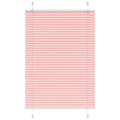 Vidaxl plissé rolgordijn 85x100 cm stofbreedte 84,4 cm polyester roze