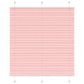 Vidaxl plissé rolgordijn 115x150cm stofbreedte 114,4cm polyester roze