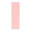 Vidaxl plissé rolgordijn 60x200 cm stofbreedte 59,4 cm polyester roze