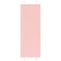 Vidaxl plissé rolgordijn 70x200 cm stofbreedte 69,4 cm polyester roze