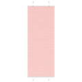 Vidaxl plissé rolgordijn 80x200 cm stofbreedte 79,4 cm polyester roze