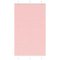 Vidaxl plissé rolgordijn 115x200cm stofbreedte 114,4cm polyester roze