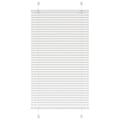 Vidaxl plissé rolgordijn 80x100 cm stofbreedte 79,4 cm polyester wit