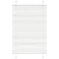 Vidaxl plissé rolgordijn 85x100 cm stofbreedte 84,4 cm polyester wit