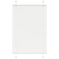 Vidaxl plissé rolgordijn 95x100 cm stofbreedte 94,4 cm polyester wit