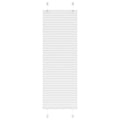 Vidaxl plissé rolgordijn 45x150 cm stofbreedte 44,4 cm polyester wit