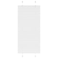 Vidaxl plissé rolgordijn 60x150 cm stofbreedte 59,4 cm polyester wit