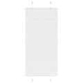 Vidaxl plissé rolgordijn 65x150 cm stofbreedte 64,4 cm polyester wit