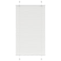Vidaxl plissé rolgordijn 75x150 cm stofbreedte 74,4 cm polyester wit