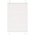 Vidaxl plissé rolgordijn 100x150 cm stofbreedte 99,4cm polyester wit