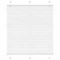 Vidaxl plissé rolgordijn 115x150 cm stofbreedte 114,4cm polyester wit