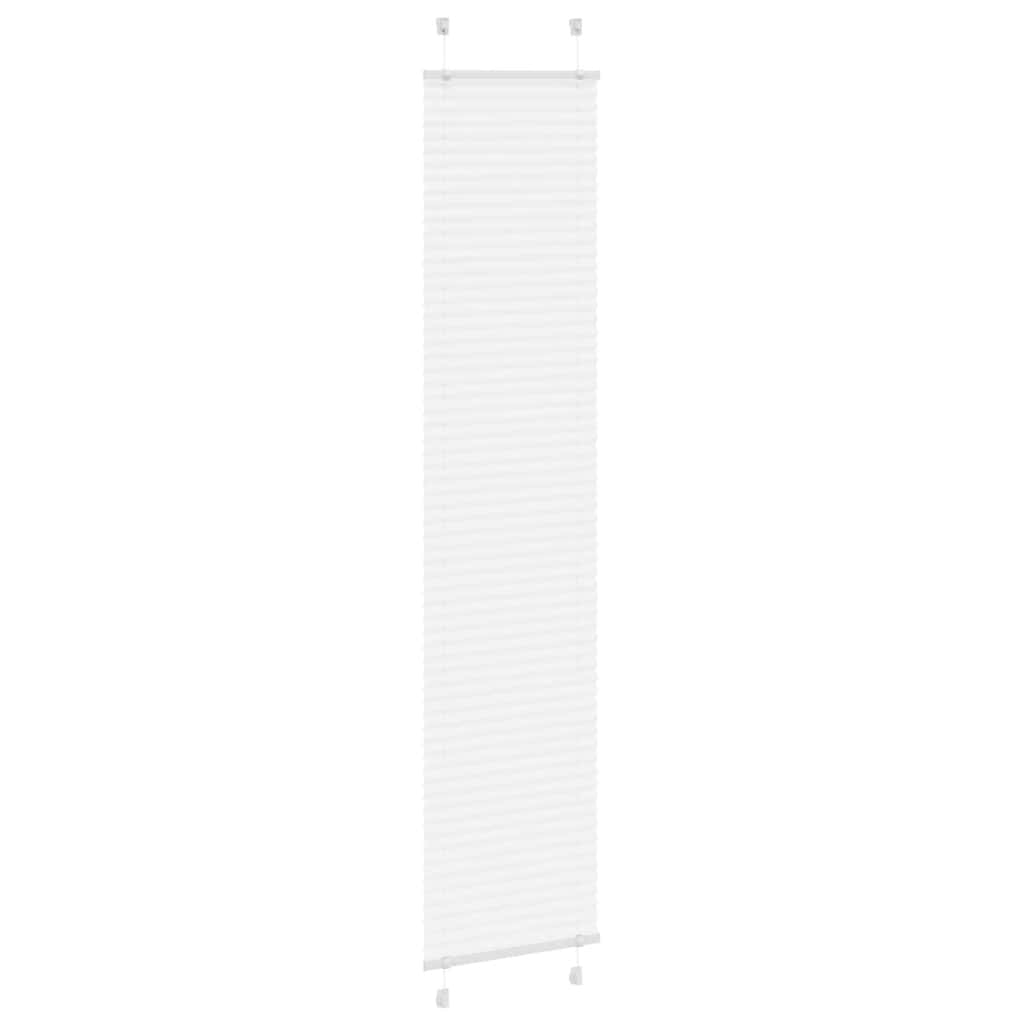 Vidaxl plissé rolgordijn 45x200 cm stofbreedte 44,4 cm polyester wit