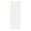 Vidaxl plissé rolgordijn 80x200 cm stofbreedte 79,4 cm polyester wit