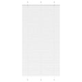 Vidaxl plissé rolgordijn 110x200 cm stofbreedte 109,4cm polyester wit