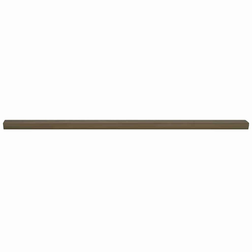 Vidaxl trapprofielen 30 pcs bruin 67 x 3.5 x 3 cm aluminium