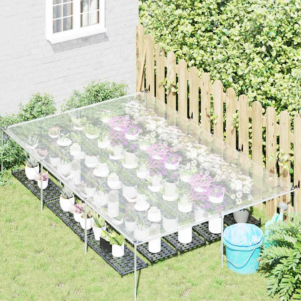 VidaXL Transparente Plane mit Ösen 2x3 m Polyethylen
