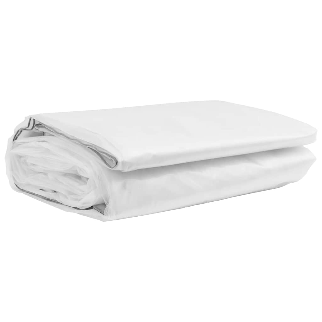 Vidaxl doorzichtig zeildoek met zeilringen 2x5 m polyethyleen