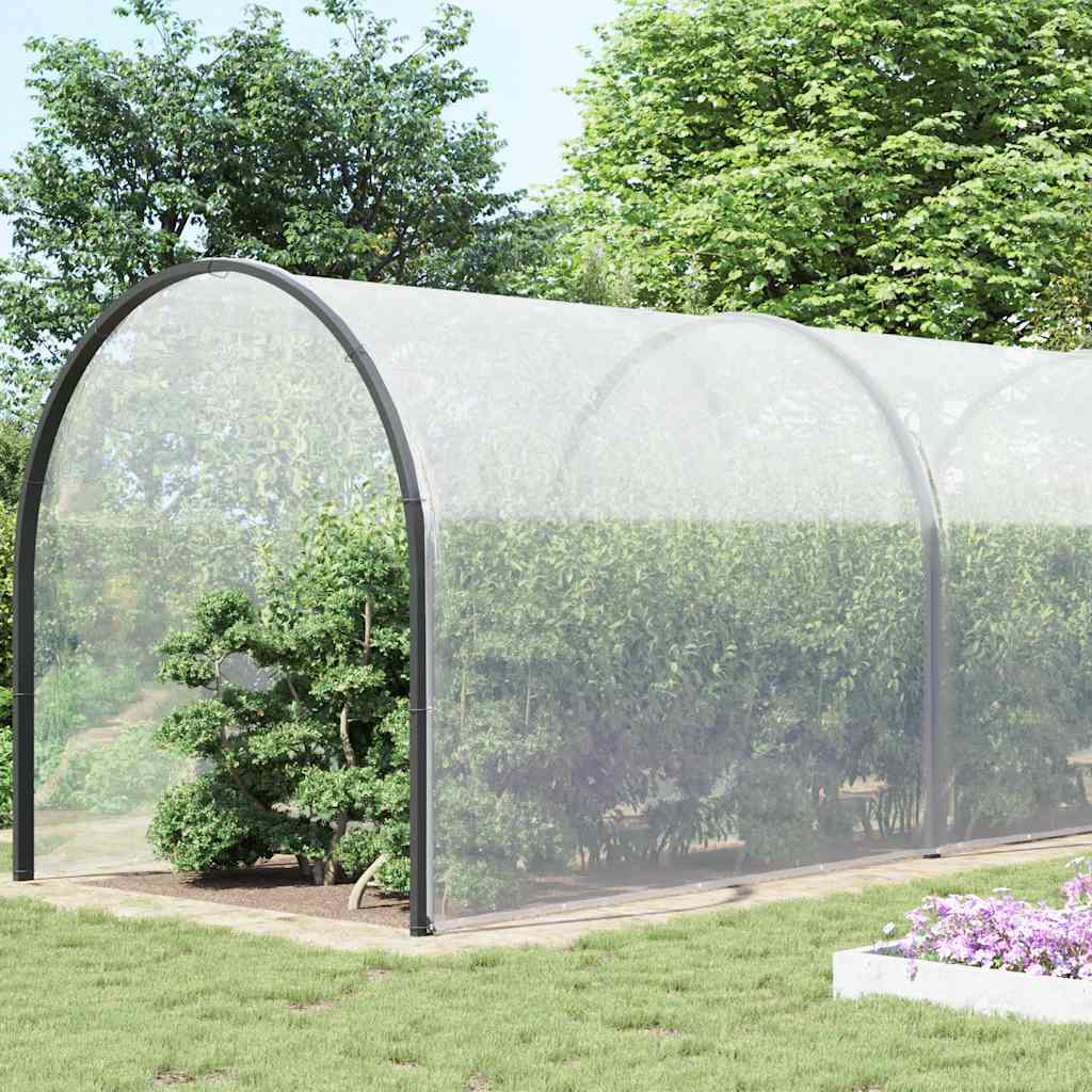 Vidaxx transparente Plane mit Dichtungsringen 8x12 m Polyethylen