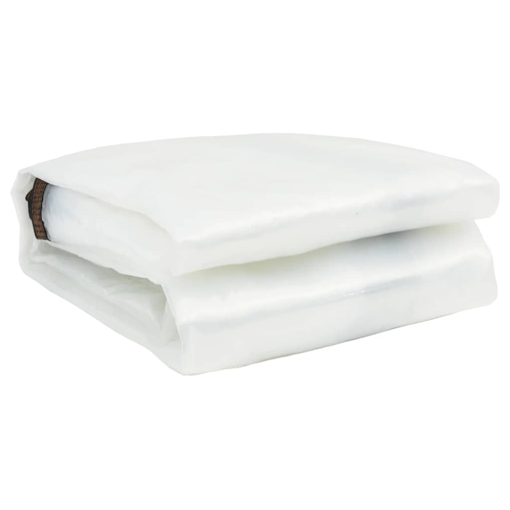VidaXL Transparente Plane mit Ösen 1x12 m Polyethylen