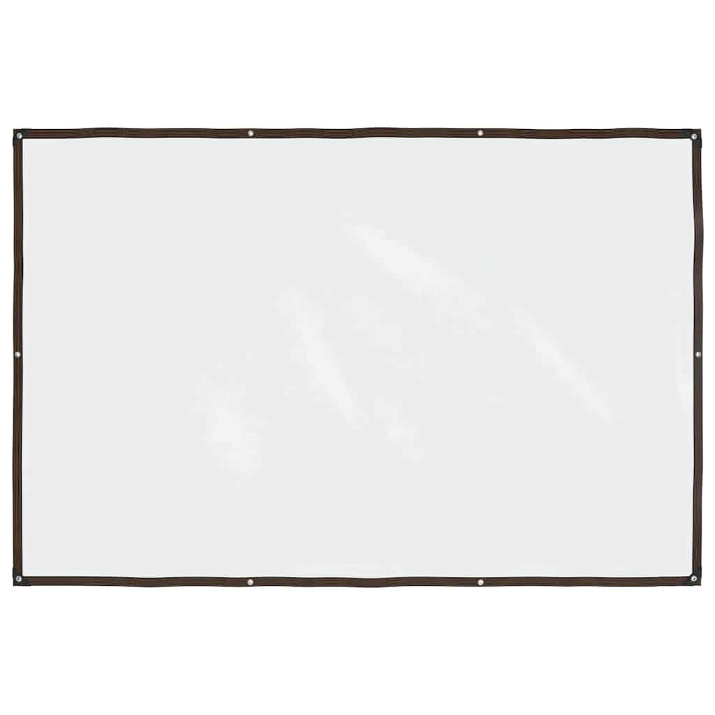 VidaXL Transparente Plane mit Ösen 2x3 m Polyethylen