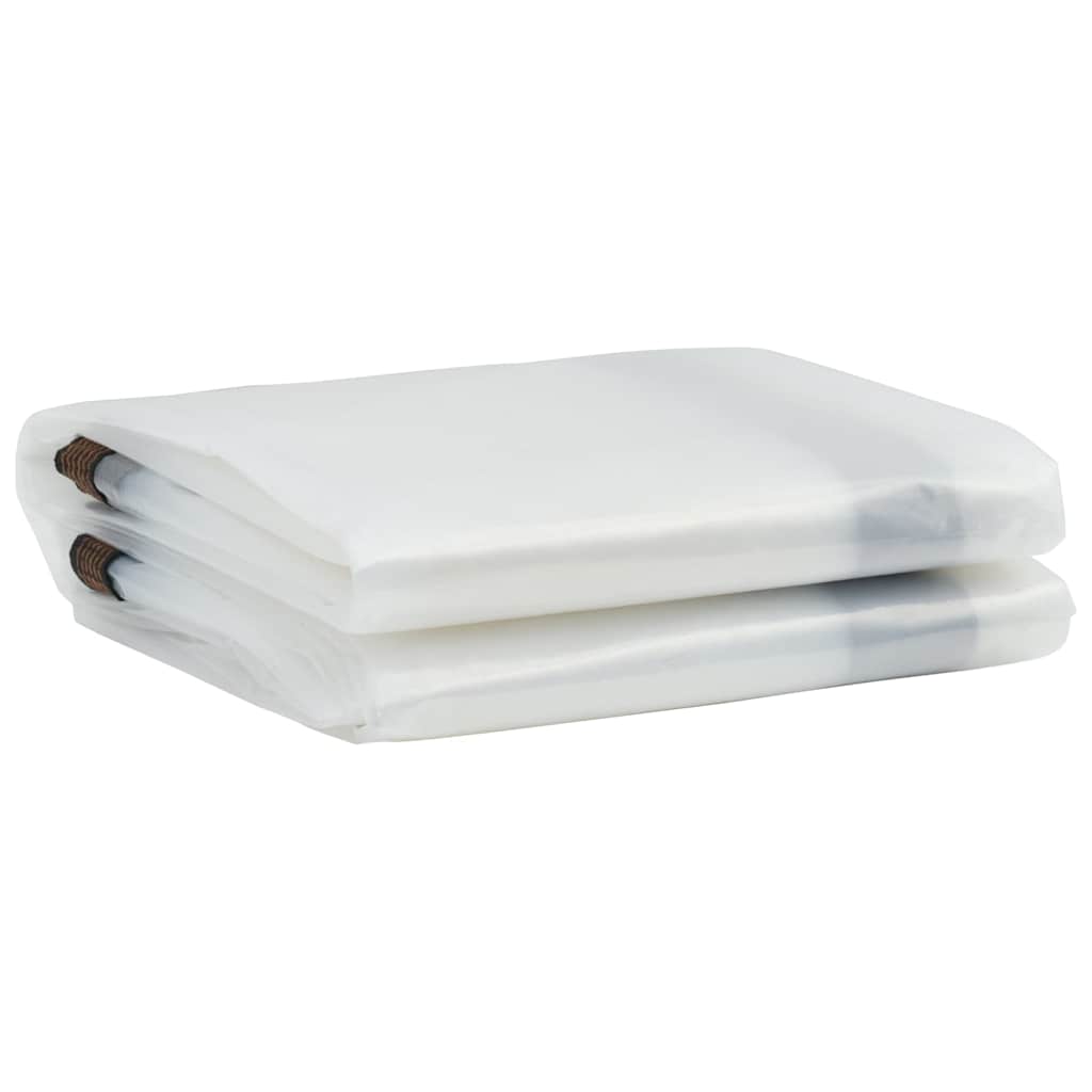 VidaXL Transparente Plane mit Ösen 2x4 m Polyethylen