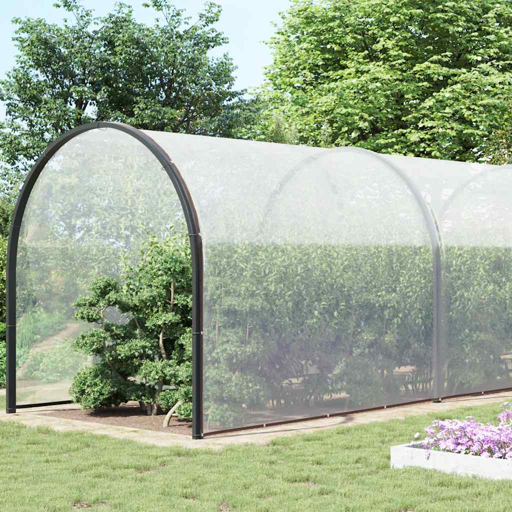 Vidaxx transparente Plane mit Dichtungsringen 8x12 m Polyethylen