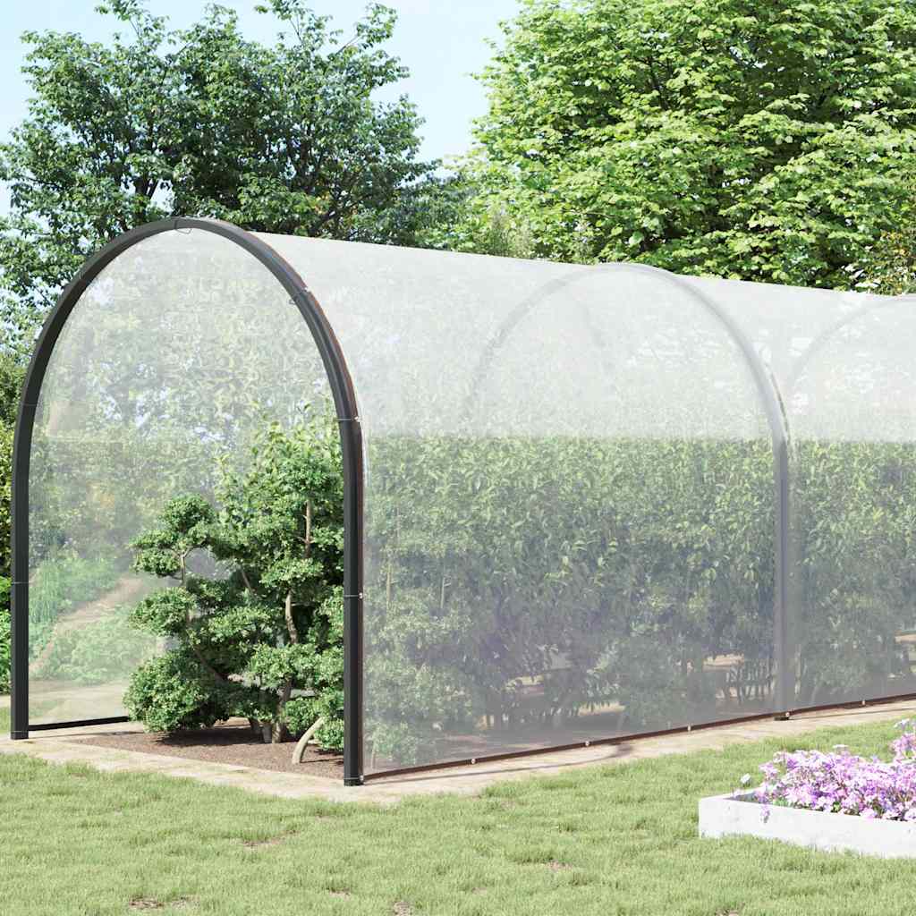 VidaXL transparente Planen mit Segelringen 10 x 10 m aus Polyethylen