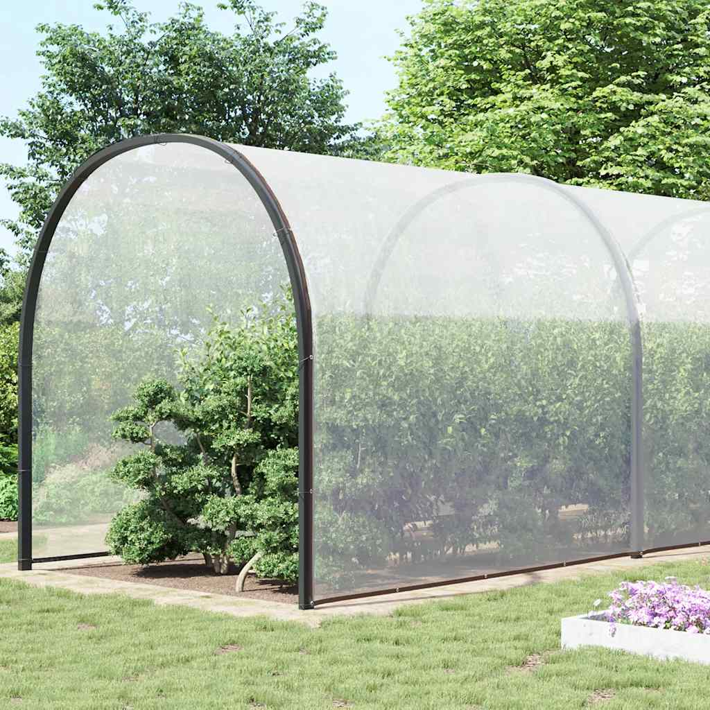Vidaxl transparente Tarkaulin mit Segelringen 12x12 m Polyethylen