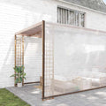 Vidaxl transparente Tarkaulin mit Segelringen 12x12 m Polyethylen