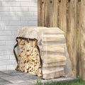 Vidaxl doorzichtig zeildoek met zeilringen 1x2 m pvc