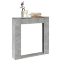 Vidaxl haardombouw 100x20x100 cm bewerkt hout betongrijs