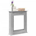 Vidaxl haardombouw 75x20x87,5 cm bewerkt hout grijs sonoma eikenkleur