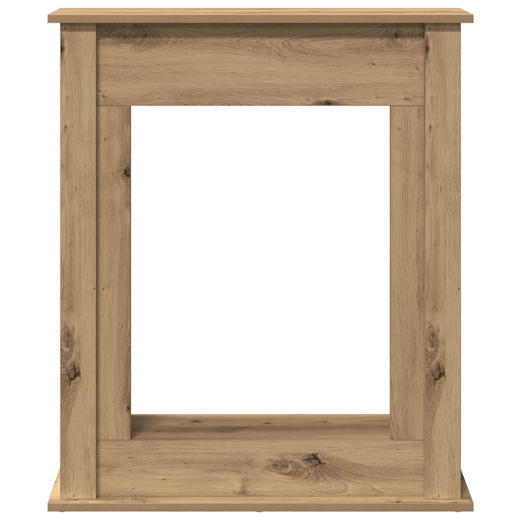 Vidaxl haardombouw 75x20x87,5 cm bewerkt hout artisanaal eikenkleurig