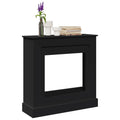 Vidaxl haardombouw 90x30x90 cm bewerkt hout zwart