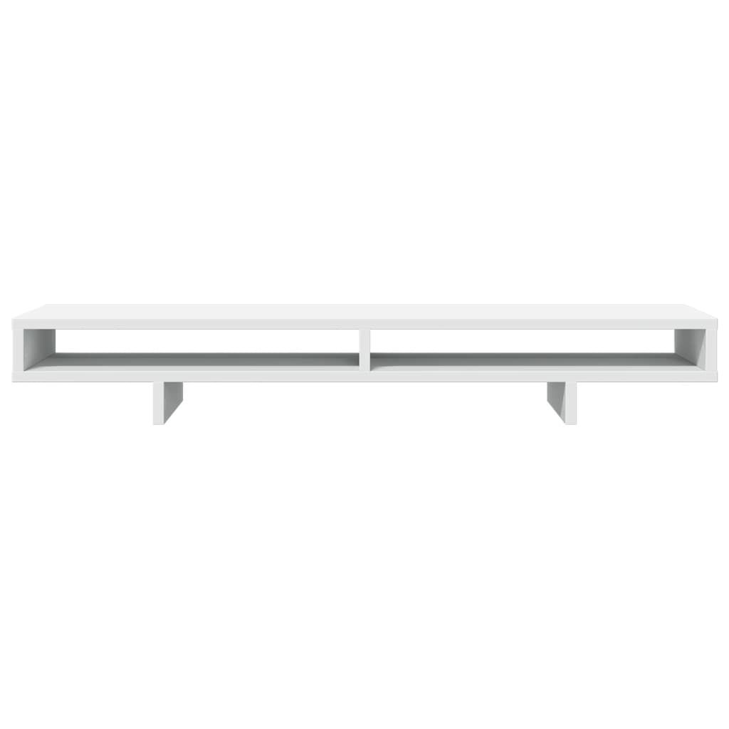 Vidaxl monitorstandaard 100x27x15 cm bewerkt hout wit