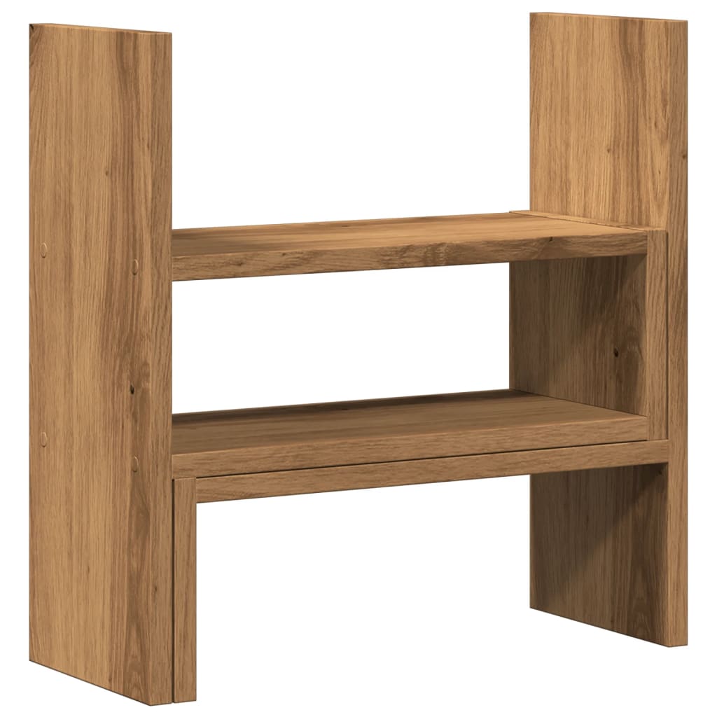 VidaXL Schreibtisch-Organizer 40x17x41 cm, Eichenholz