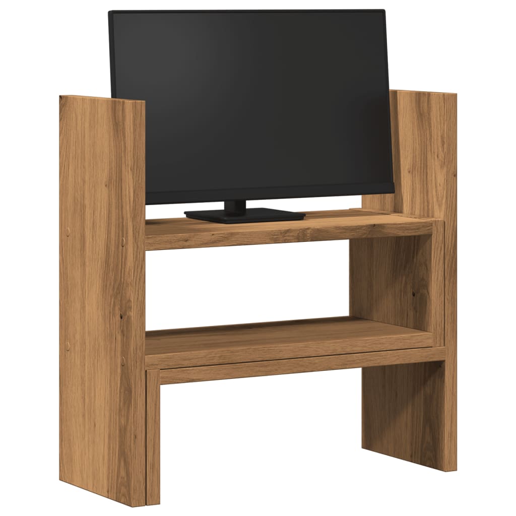 VidaXL Schreibtisch-Organizer 40x17x41 cm, Eichenholz