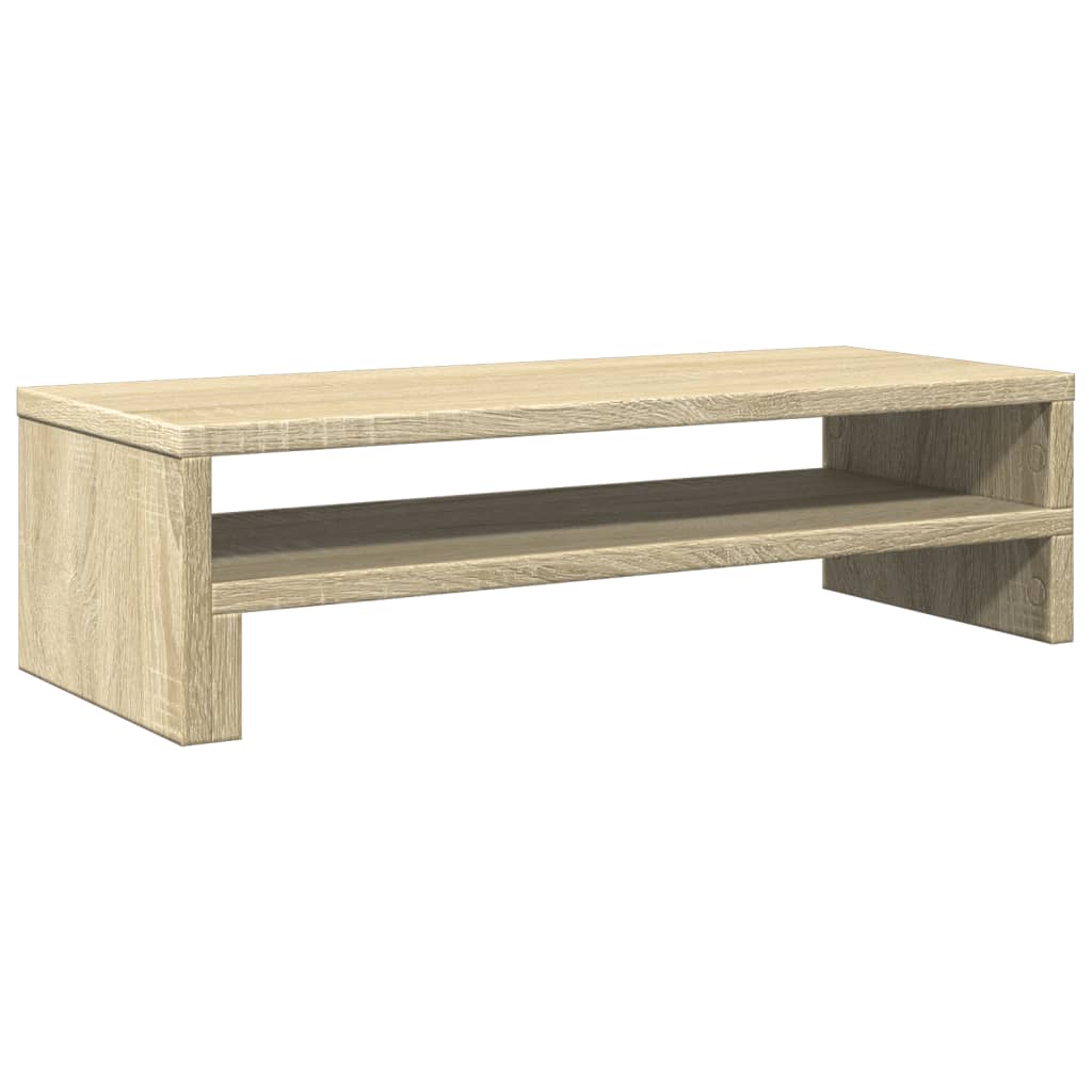 VidaXL Monitorständer 54 x 22 x 15 cm, verarbeitetes Holz, Farbe Sonoma-Eiche
