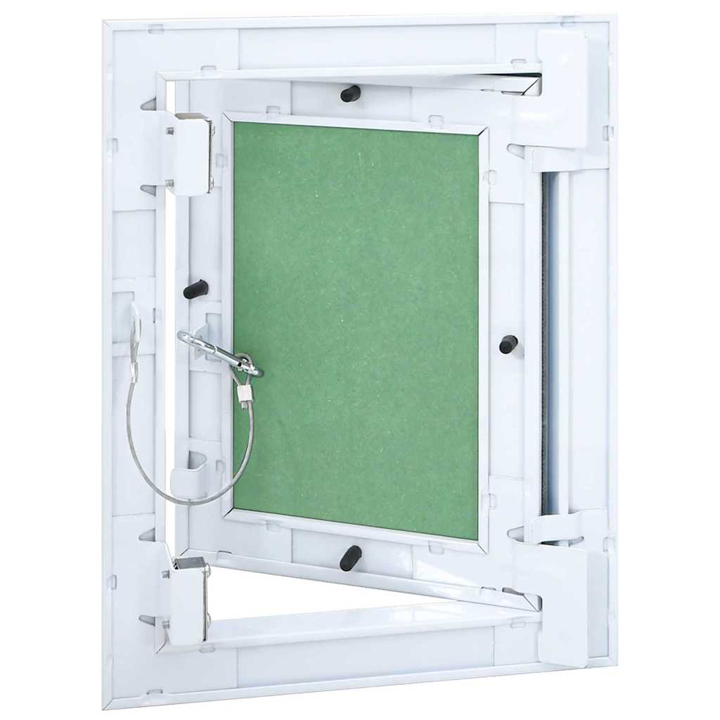 Vidaxl toegangs paneel groen en zilver 25 x 30 cm