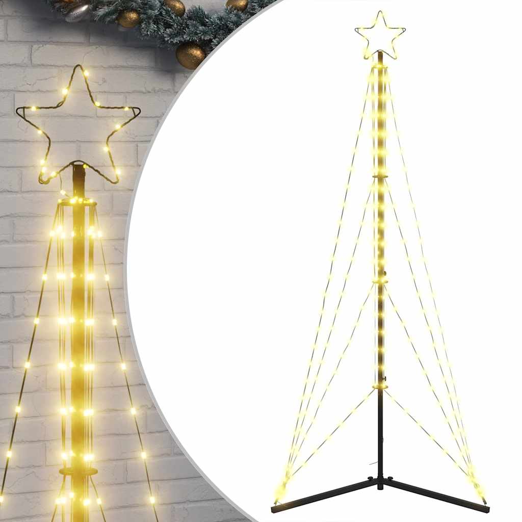 VidaXL LED-Weihnachtsbaum, 363 LEDs, warmweiß, 182 cm