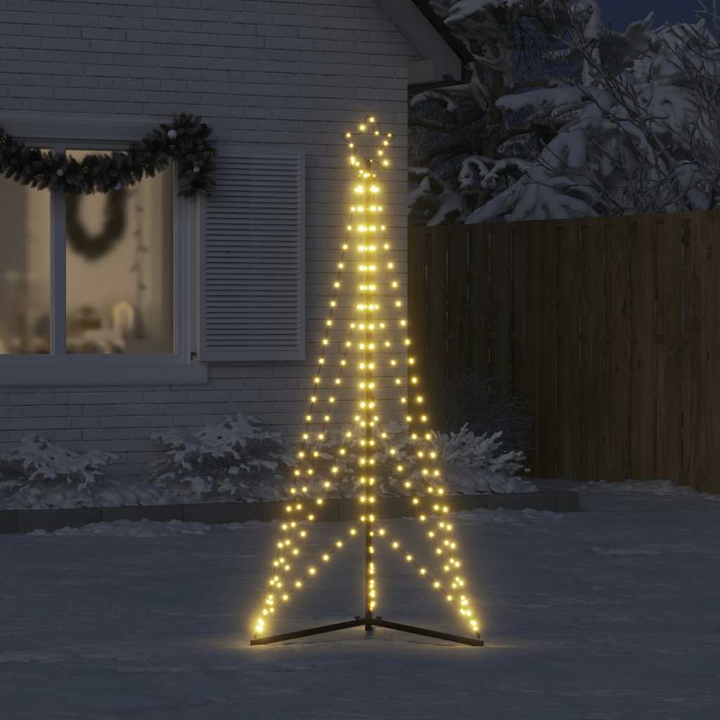VidaXL LED-Weihnachtsbaum, 363 LEDs, warmweiß, 182 cm