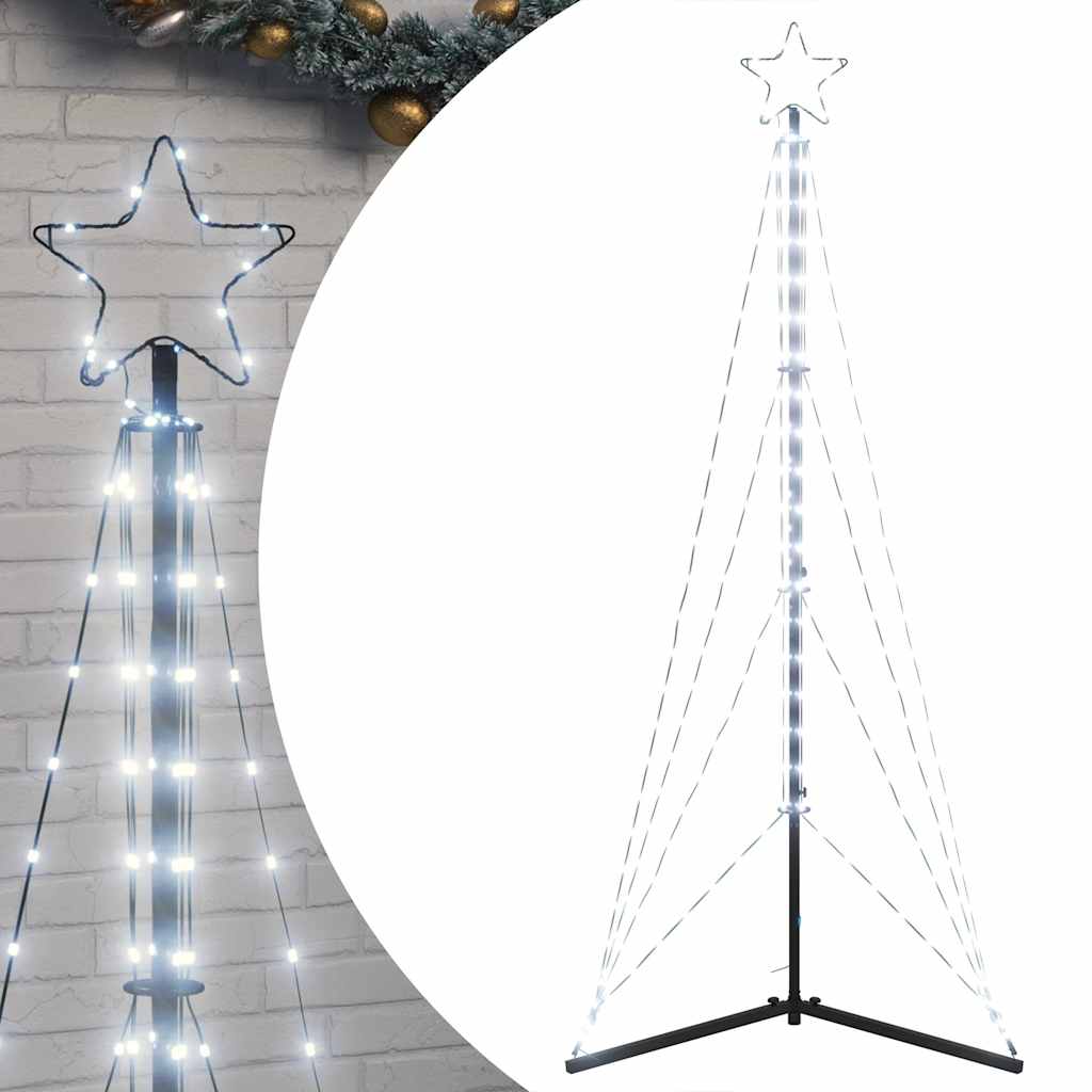 VidaXL LED-Weihnachtsbaum, 363 LEDs, kaltweiß, 182 cm
