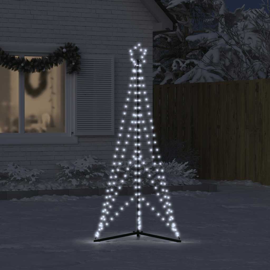 VidaXL LED-Weihnachtsbaum, 363 LEDs, kaltweiß, 182 cm