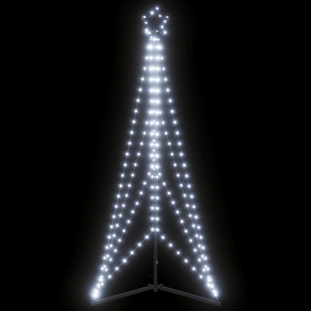 VidaXL LED-Weihnachtsbaum, 363 LEDs, kaltweiß, 182 cm