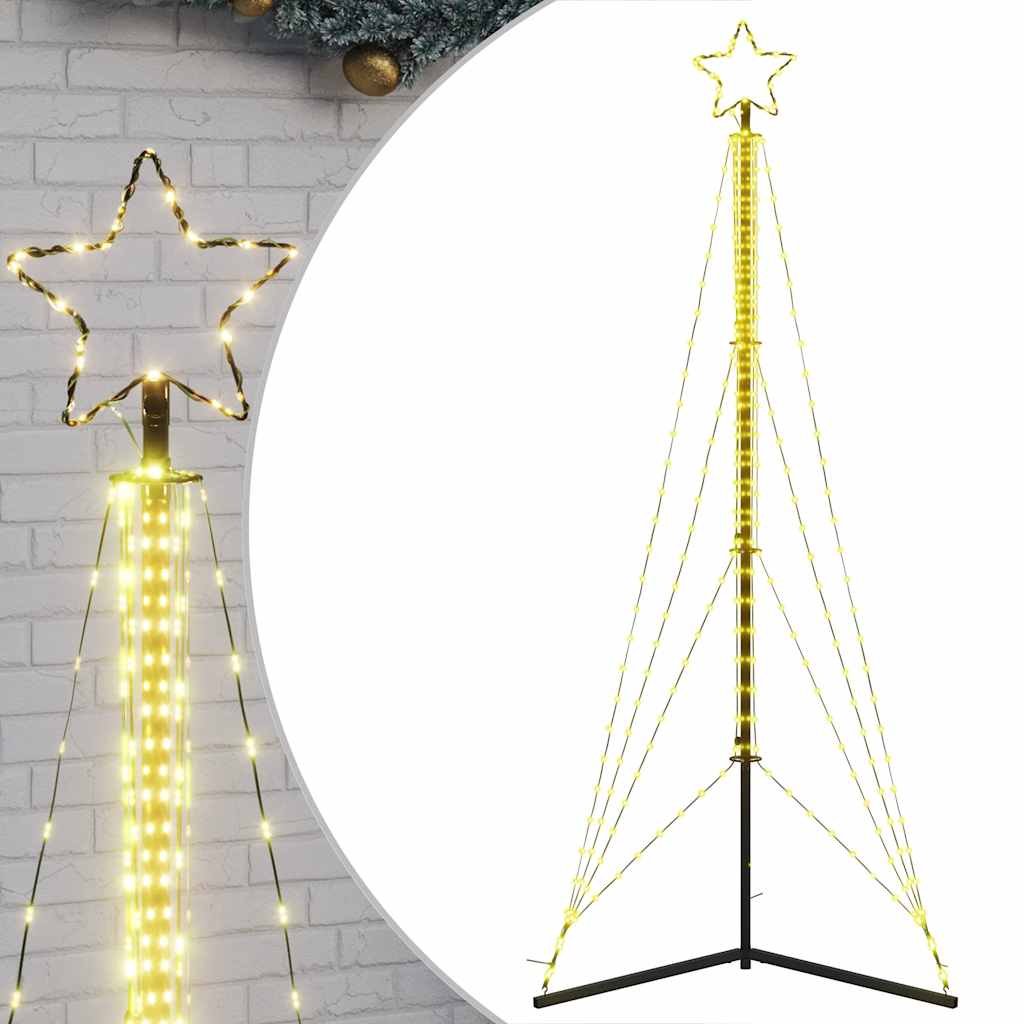 VidaXL LED-Weihnachtsbaum, 483 LEDs, warmweiß, 240 cm
