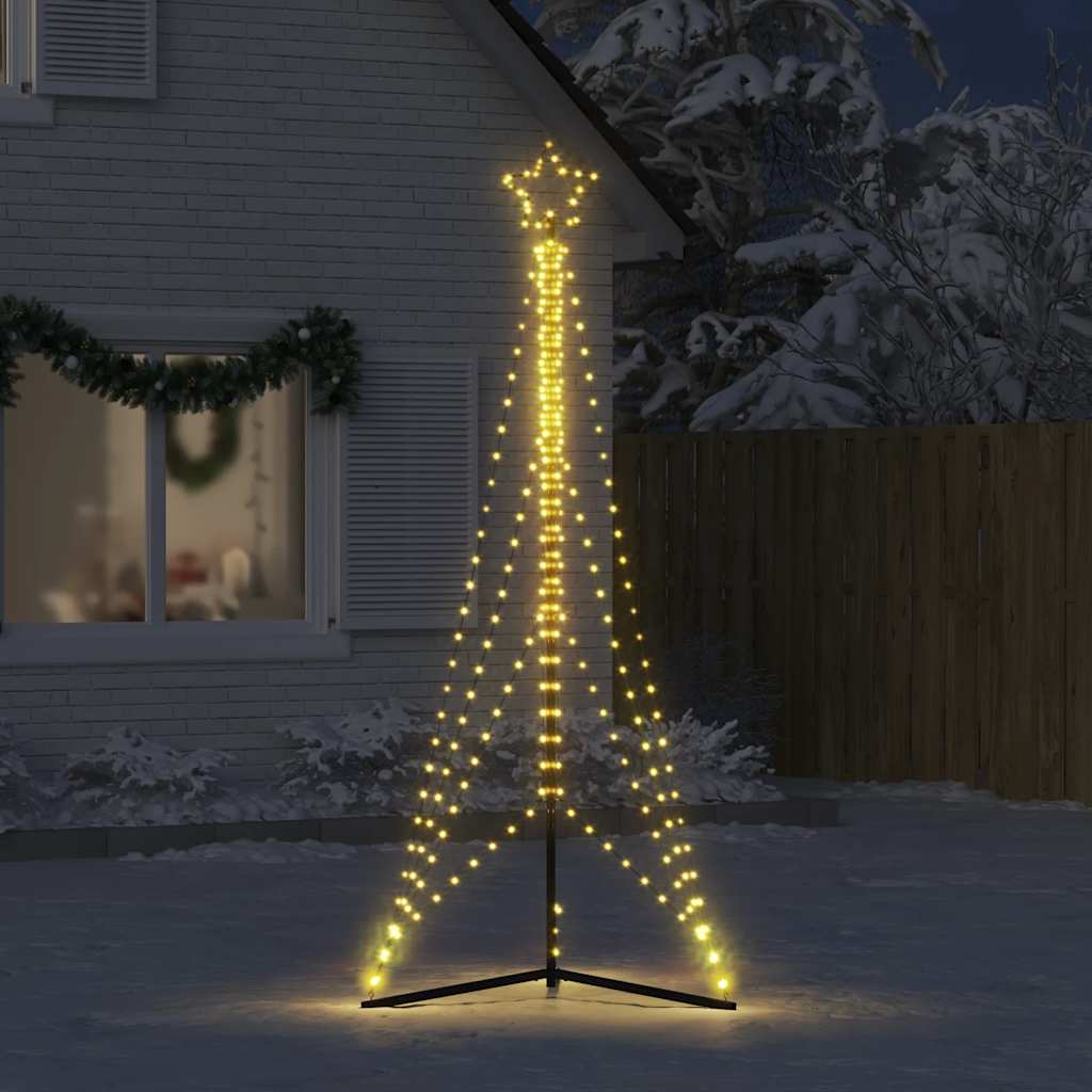 VidaXL LED-Weihnachtsbaum, 483 LEDs, warmweiß, 240 cm